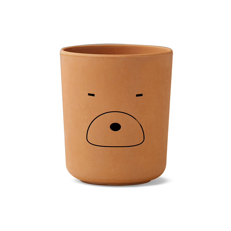 竹纖維兒童餐具組-棕熊 